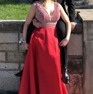 Red Prom JVN by Jovani Gown